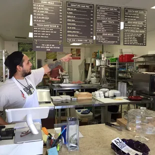 An "open floor plan".