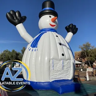Frosty the Snowman Bounce House for Holiday Parties