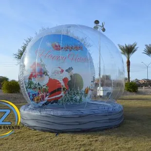 Human Sized Holiday Snow Globe Rental