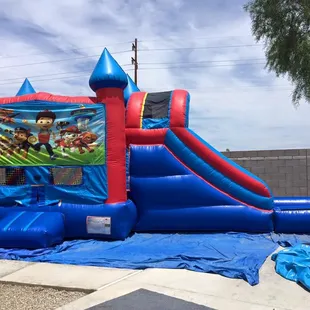 Paw Patrol 5 in 1 Bounce house Slide Combo