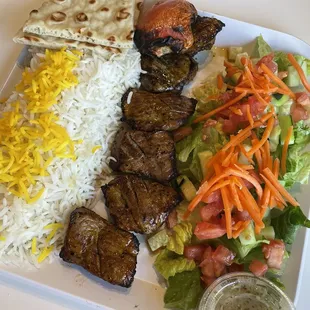 Lamb Kabob Entree - $19