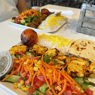 a plate of food