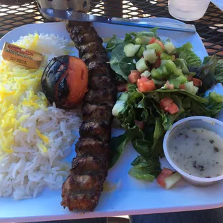 Ground beef kabob