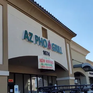 the front of az pho grill