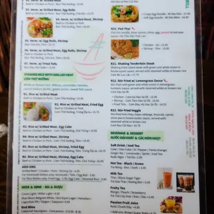 menu, soups and chowder