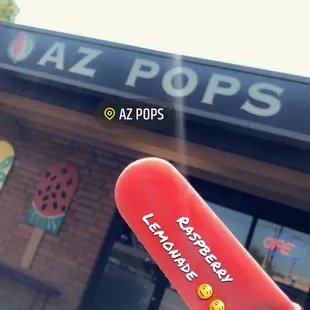 Raspberry Lemonade Pop! So good!