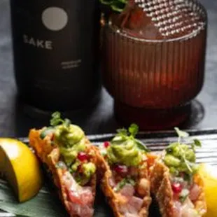 Truffle Sashimi Tacos