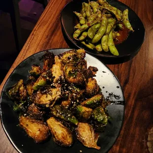 Spicy Garlic Edamame