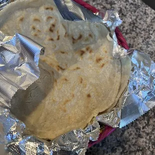 Homemade tortillas
