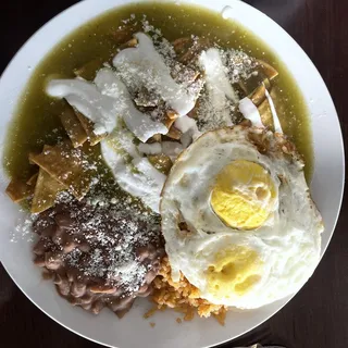 Chilaquiles verdes o rojos