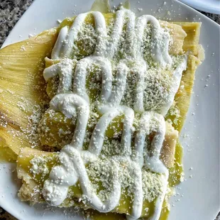 Uchepos estilo Michoacán