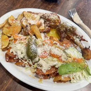 Enchiladas con Pollo.