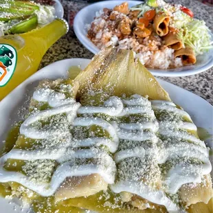 Uchepos estilo Michoacán