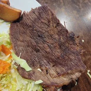 Meat was super dry not juicy how they show online. Tasteless.