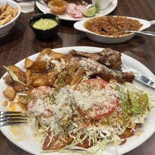 Enchiladas and Birria Tacos