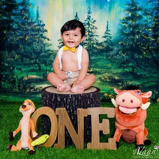 Lion King Cake Smash