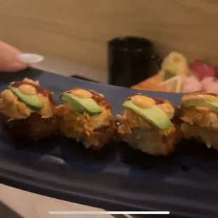 Lobster crispy rice