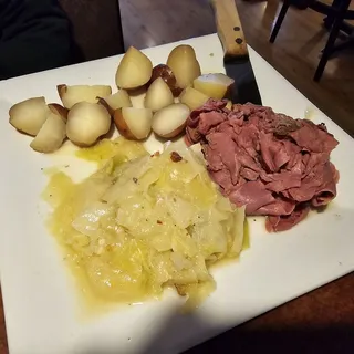 Corned Beef and Cabbage Lunch