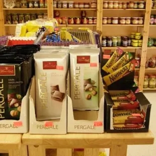 a variety of chocolates