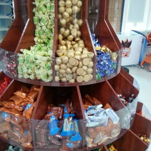 a display of sweets