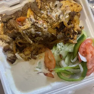 Shawarma Mixed Grill Shawarma Plate