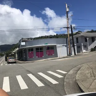 a view of a street
