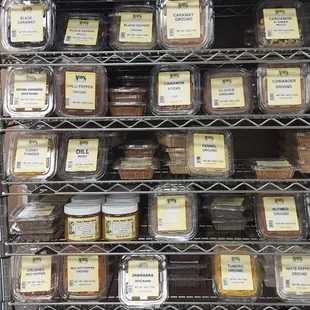 Spices in the market side