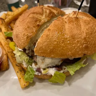 My Big Fat Greek burger. Yum!