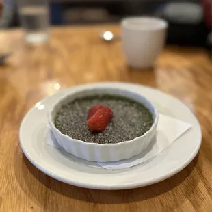 Black Sesame Matcha Creme Bruleè