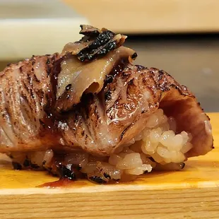 A5 wagyu with truffle