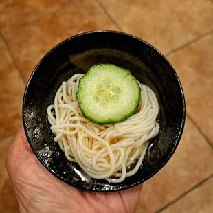 Somen comes with the Teishoku Set (Bento Box).