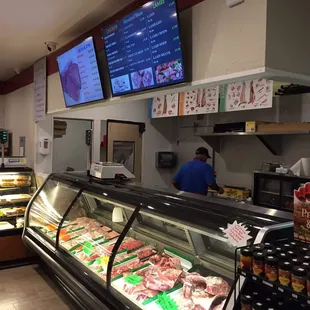 Clean and beautiful meat department