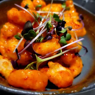 Azie Shrimp Tempura w gochujang aioli glaze