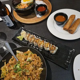 sushi and sashimi, sushi, food, sashimi