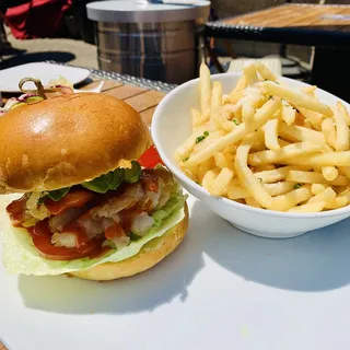 Rock Shrimp Burger