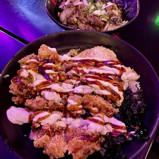 Fried Chicken Mayo Rice