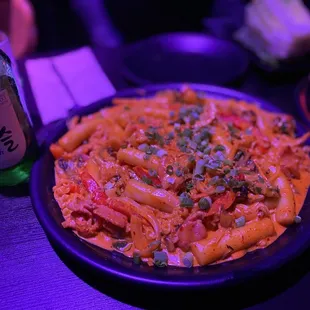 Spicy Carbonara Rice Cake interesting twist on your traditional ddukbokki