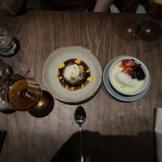 dark chocolate layered cake