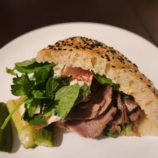 Beef Tongue Sandwich