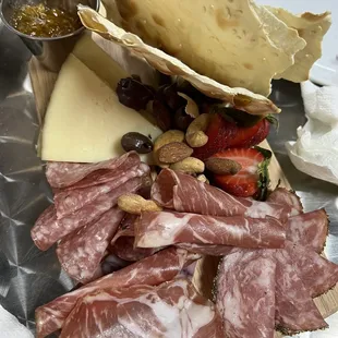 Meat and cheese board