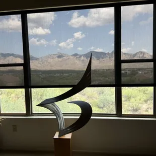 Roller shade in Oro Valley Arizona. Options include; motorized, 3% screen, open roll.