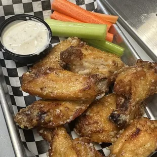 Garlic Parm wings