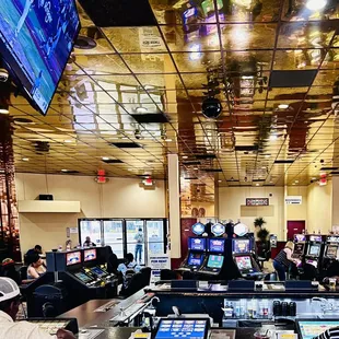 Dark, small, old school dive casino