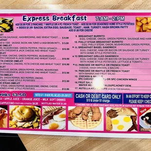 Nothing really is five dollars for the main meal, just sites like fries, spring rolls, or Crepe. Most foods are between $10 to $15.99.