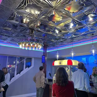 The concession area and front lobby