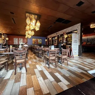 interior, sushi and sashimi