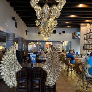 people sitting at the bar