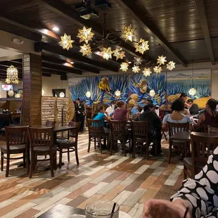 Dining area mural
