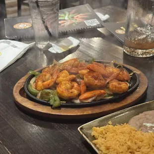 Shrimp Fajitas