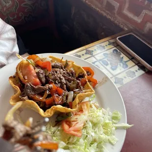 a plate of food